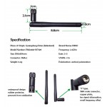 Antenna 2.4GHz 10W 3.0dBi folding rod for transmitter Frsky Futaba Devo Spektrum RP SMA Male Connector
